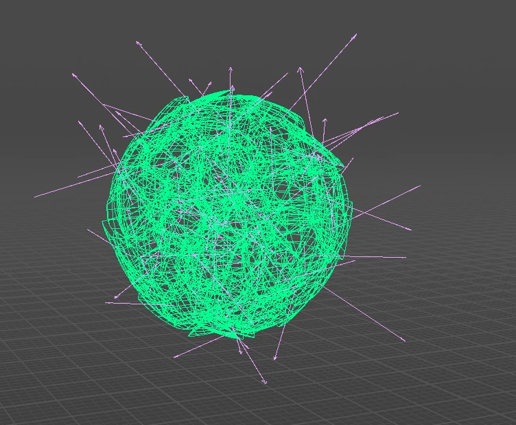 Angular velocity — per-piece spin guides