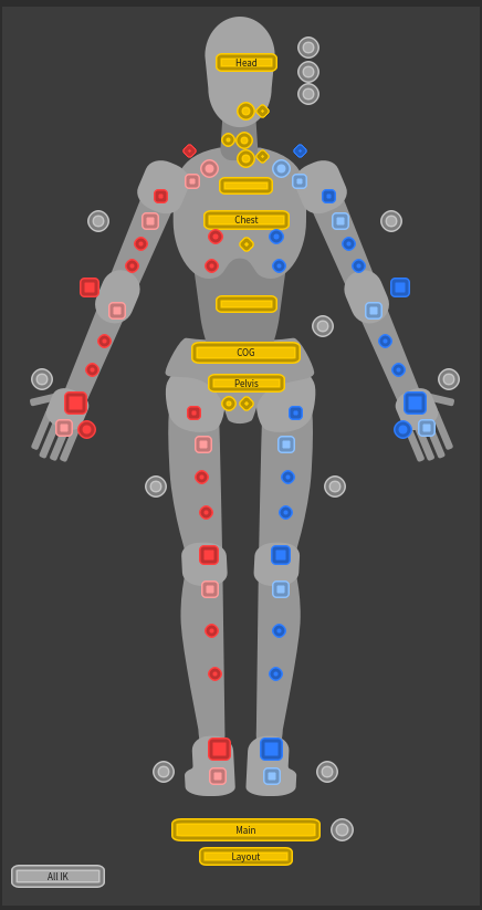 Character Picker, Body tab