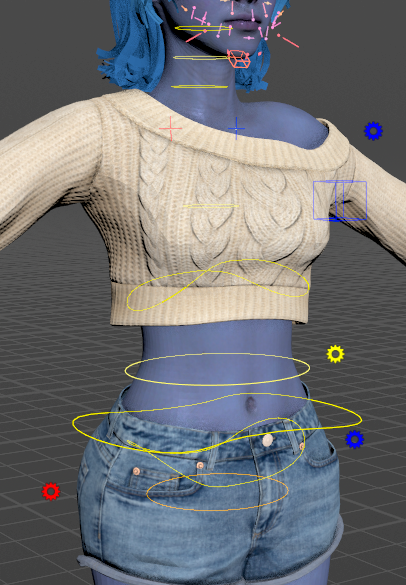 The spine, ribcage and pelvis rings